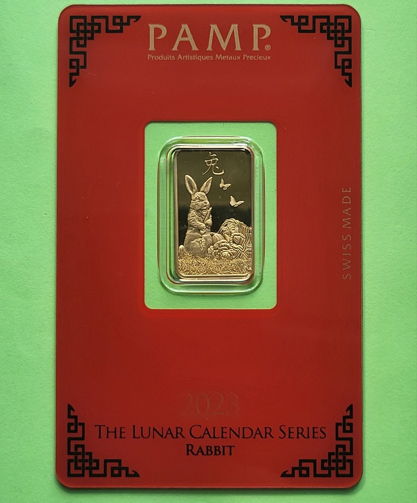 PAMP Lunar 2023 Rabbit - 5 gram goud, Ophalen of Verzenden, Goud