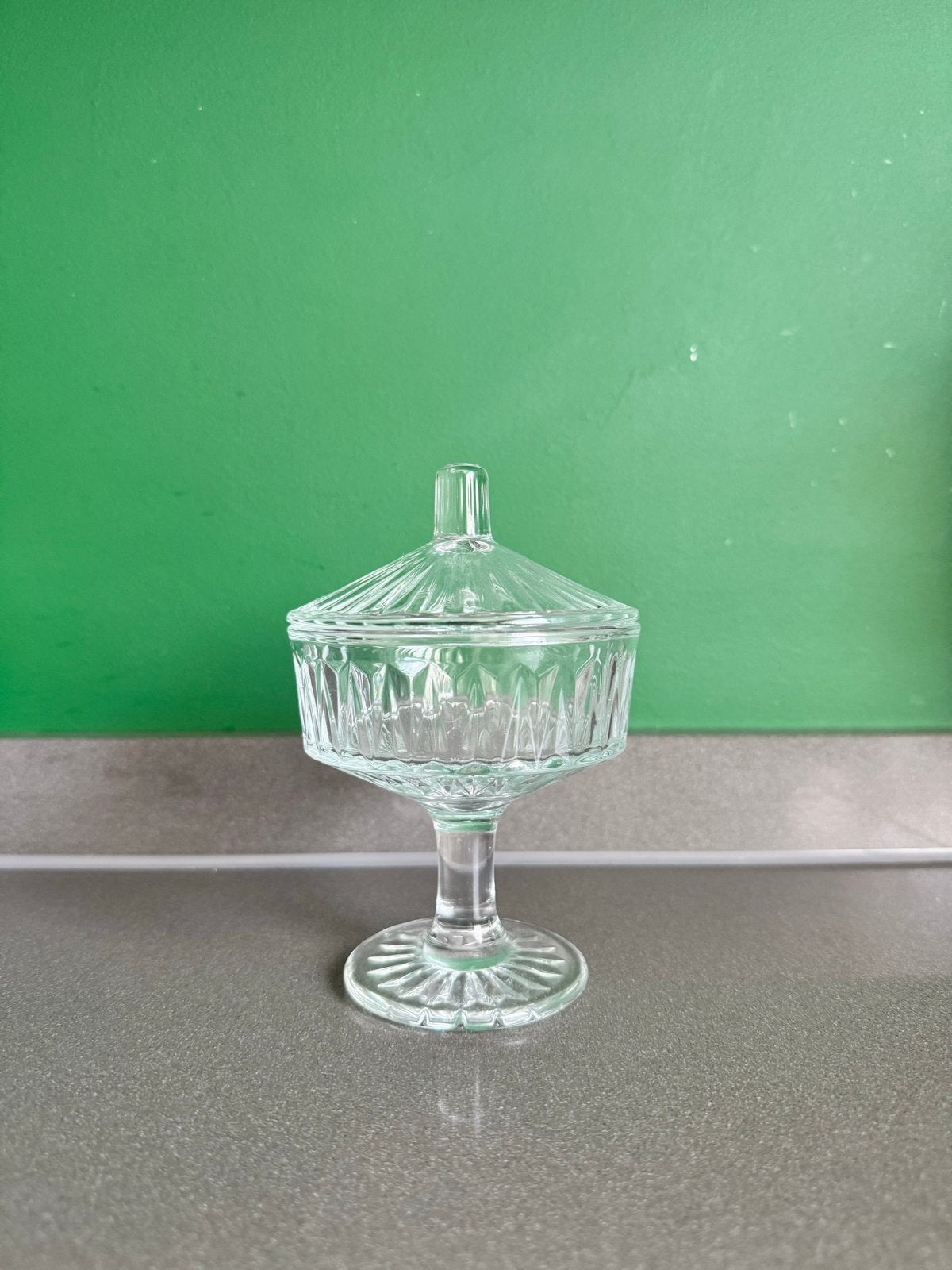 Glazen Bonbonnière met Deksel - Vintage Stijl, Ophalen of Verzenden