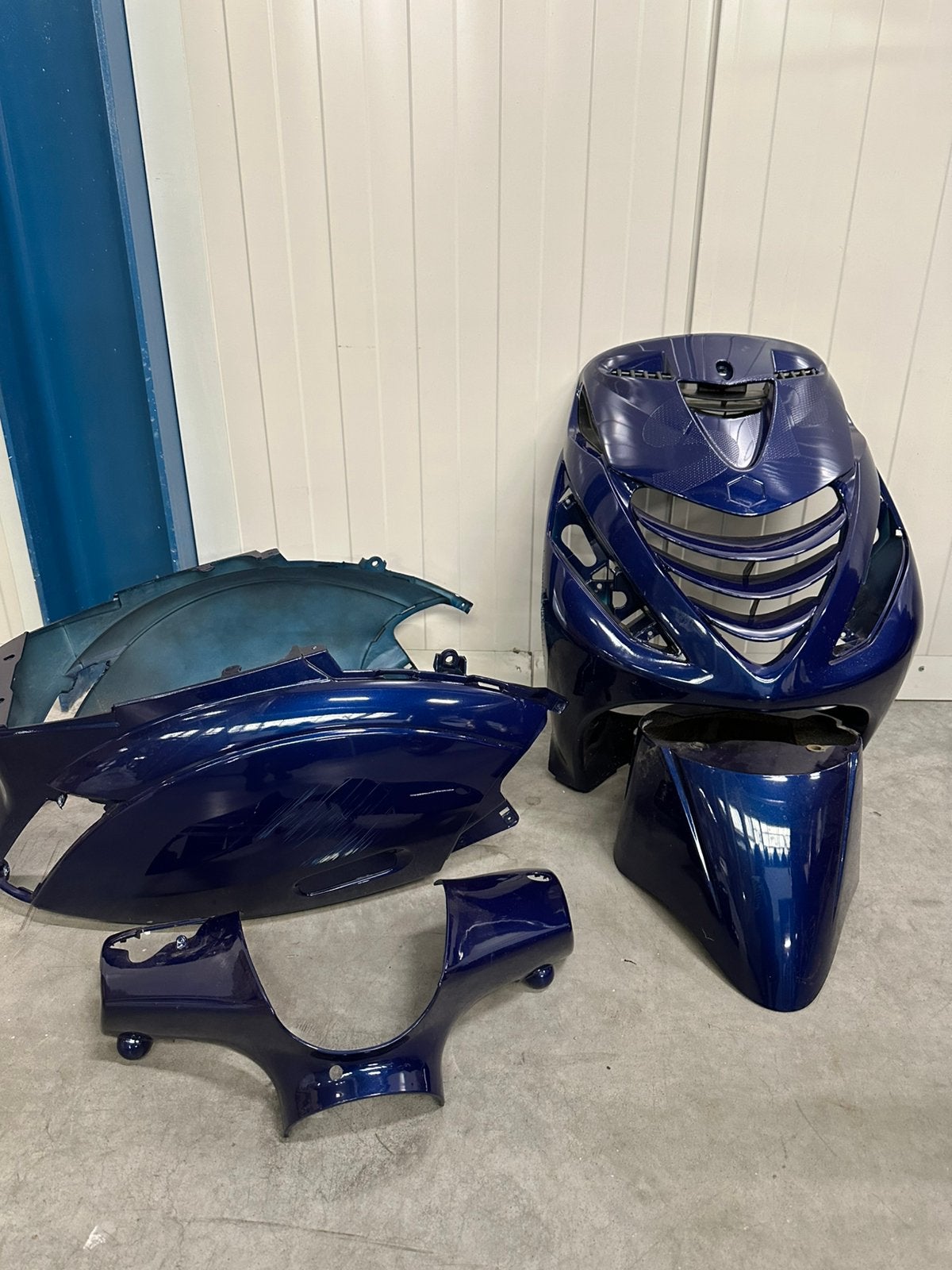 Sp Kappenset piaggio zip bmw blauw, Ophalen of Verzenden, Gebruikt, Kap, Piaggio