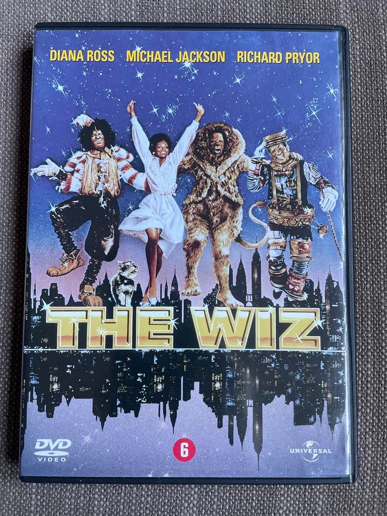 The Wiz dvd - Musical met Diana Ross & Michael Jackson, Vanaf 6 jaar, Ophalen of Verzenden, Zo goed als nieuw