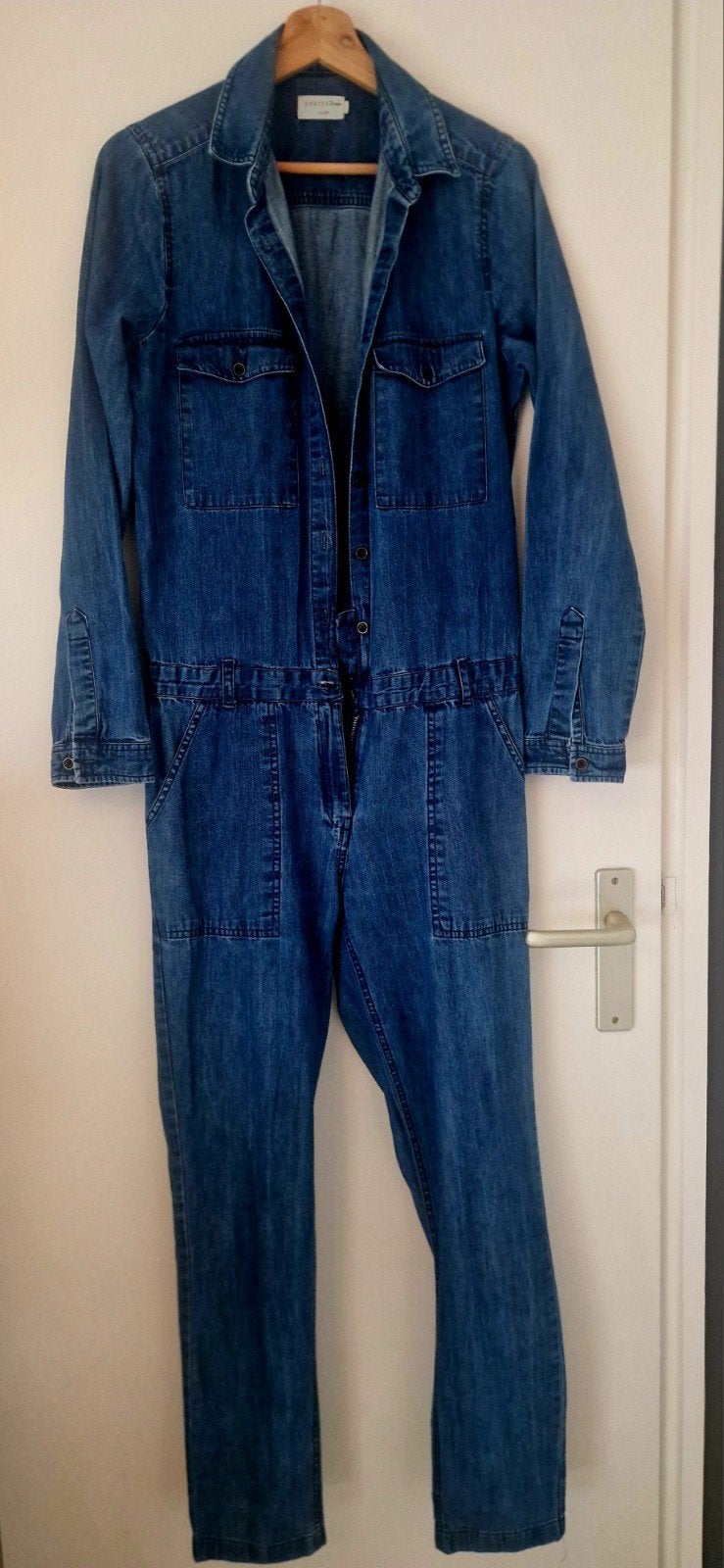 Costes Denim Jumpsuit Maat M, Kleding | Dames, Blauw, Ophalen of Verzenden, Zo goed als nieuw, Costes