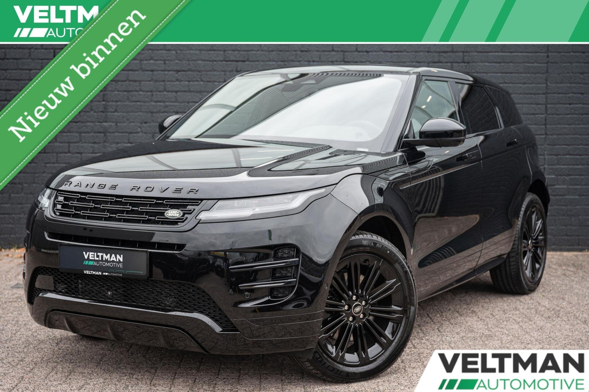 Land Rover Range Rover Evoque 1.5 P270e PHEV PANO MERIDIAN A, Auto's, Automaat, Dealer onderhouden, Zwart, Zwart