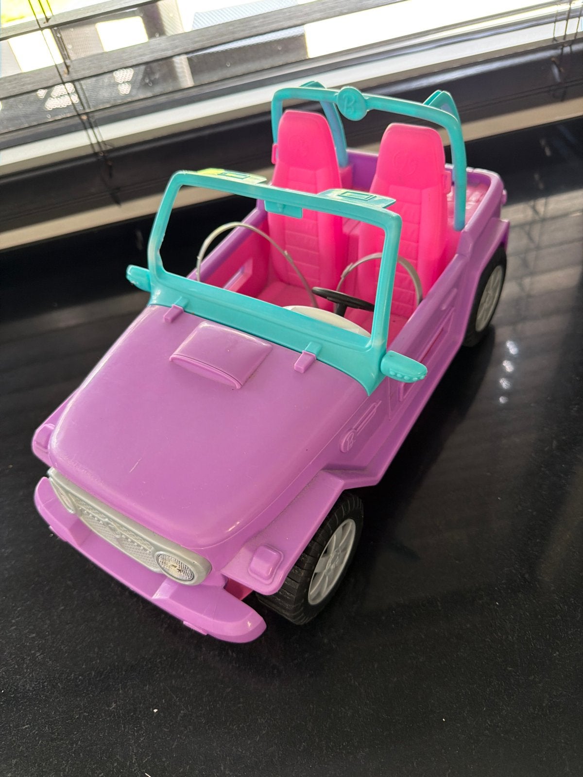 Barbie Roze Jeep Speelgoedauto, Ophalen, Gebruikt