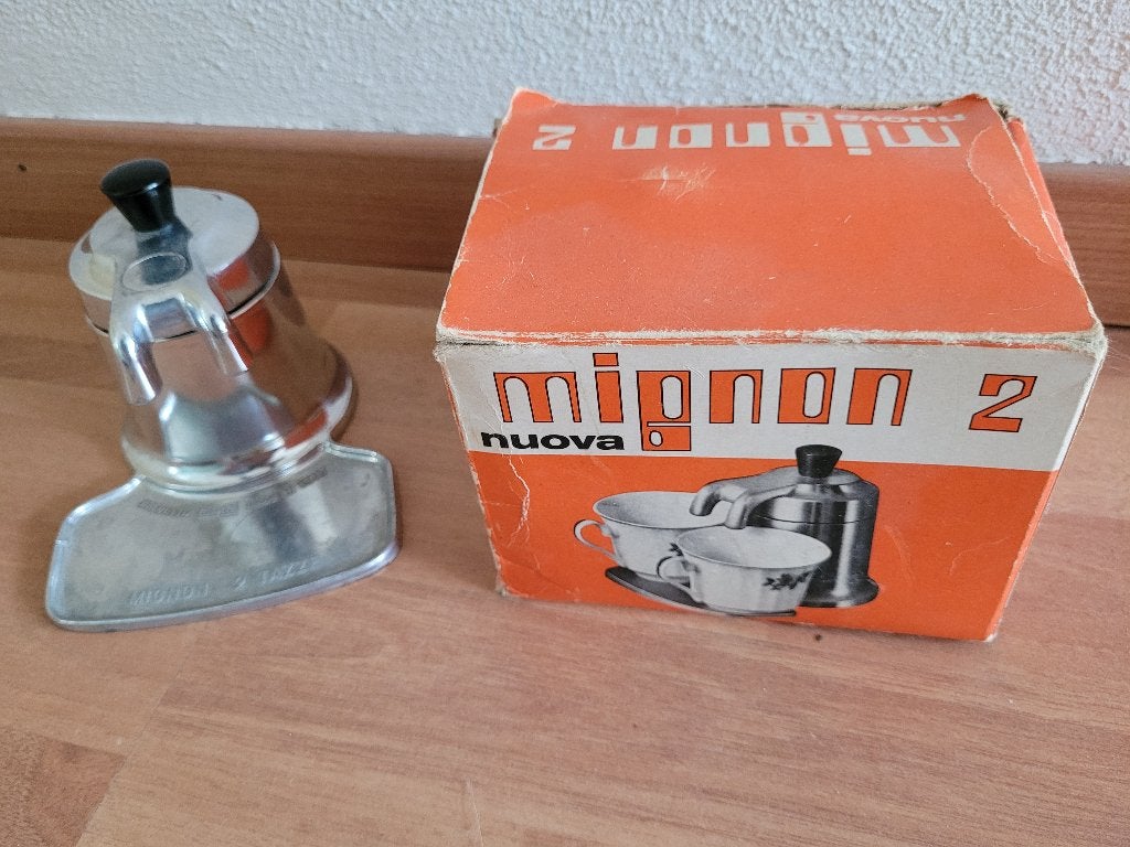 Percolator mignon met originele verpakking, Gebruikt, Koffiemachine, Gemalen koffie, Ophalen of Verzenden