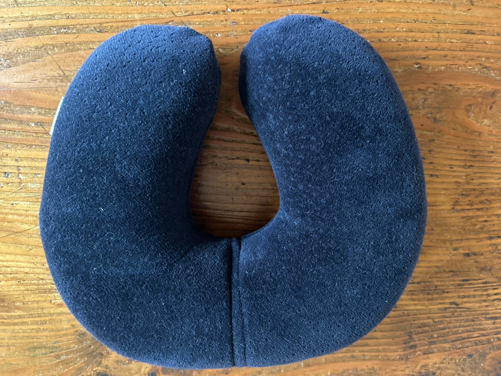 Tempur reiskussen / nekkussen - Donkerblauw, Ophalen of Verzenden, Gebruikt
