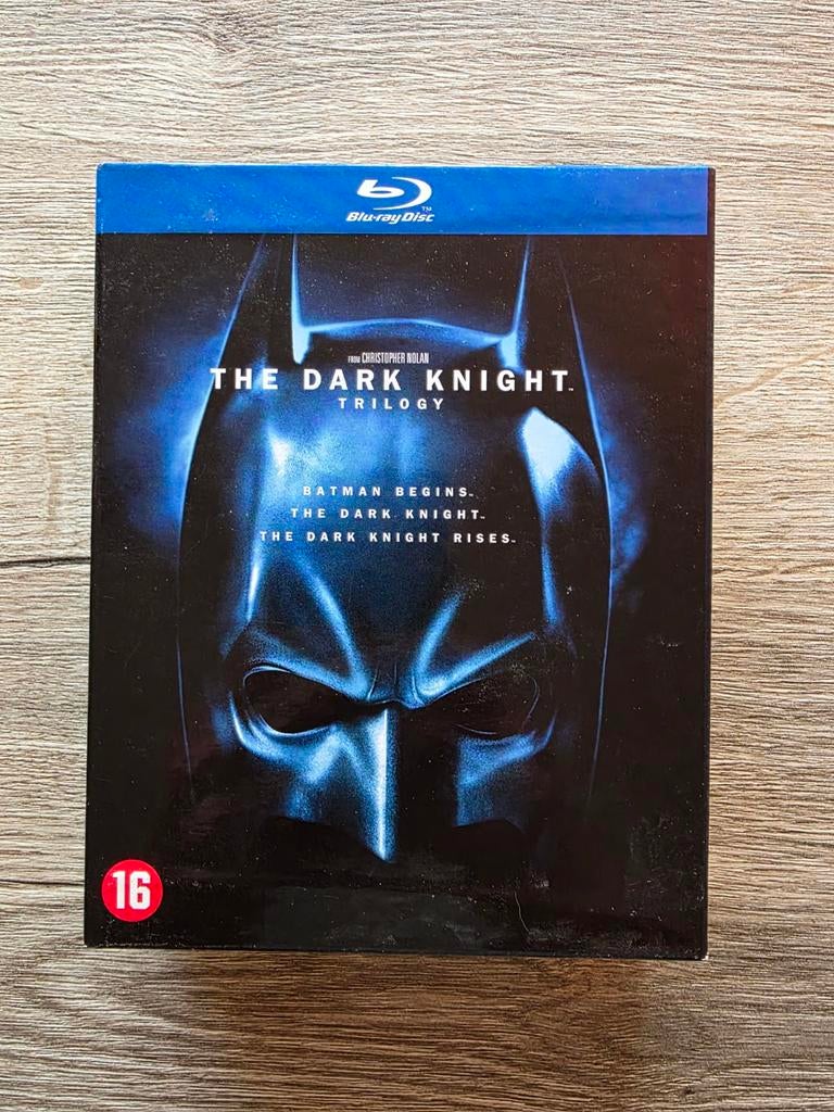 The Dark Knight Trilogie Blu-ray Boxset - Batman Films, Ophalen of Verzenden, Zo goed als nieuw, Actie, Boxset
