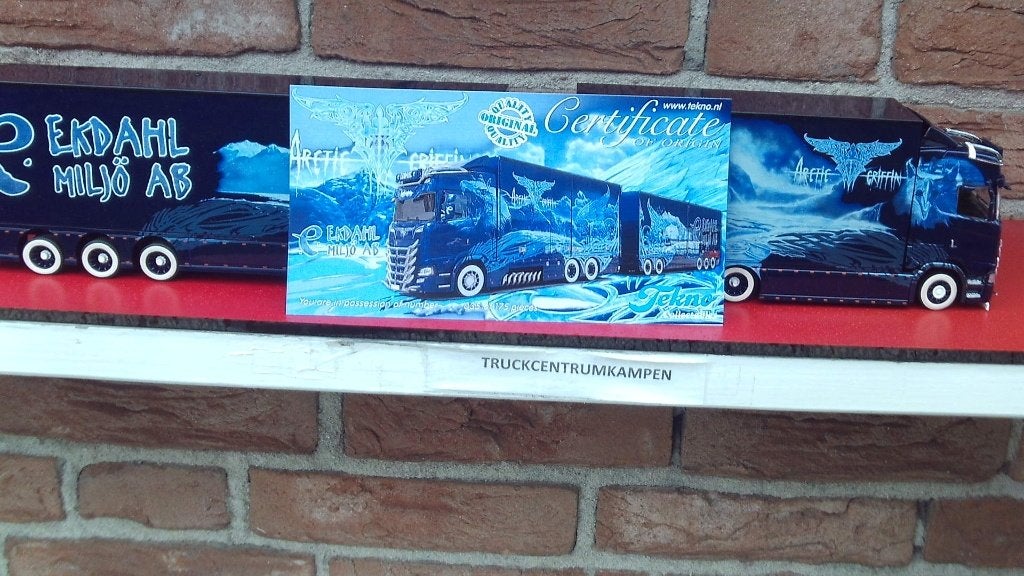 Tekno  Scania  NGS  S - Serie  van  Ekdahl  Arctic., Ophalen of Verzenden, Nieuw, Bus of Vrachtwagen, Tekno