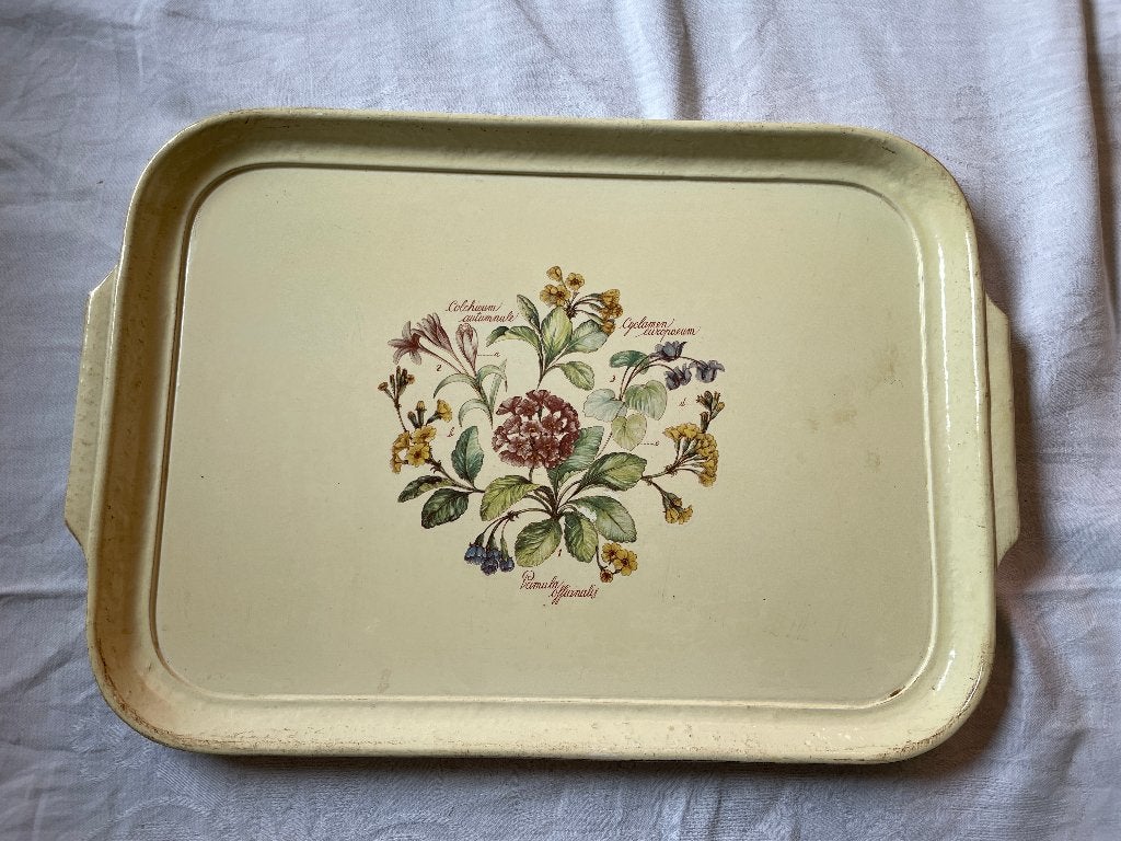 vintage dienblad, Ophalen of Verzenden