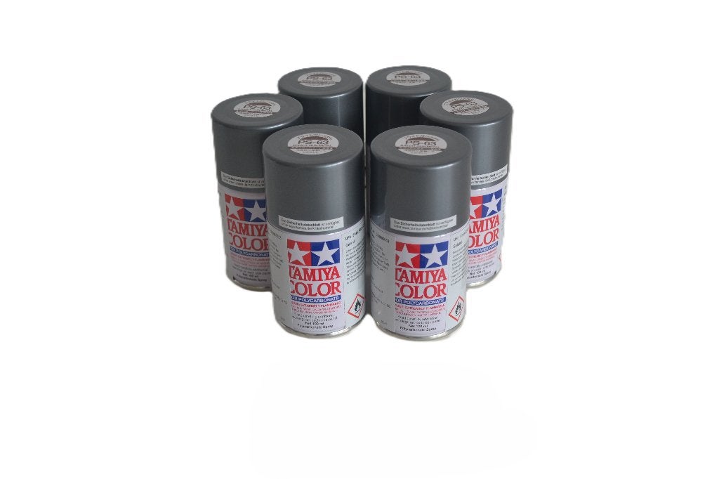 Tamiya PS-63 Hell Gun Metall Grijs 100ml Spray, Ophalen of Verzenden, Nieuw, Overige schalen, Onderdeel