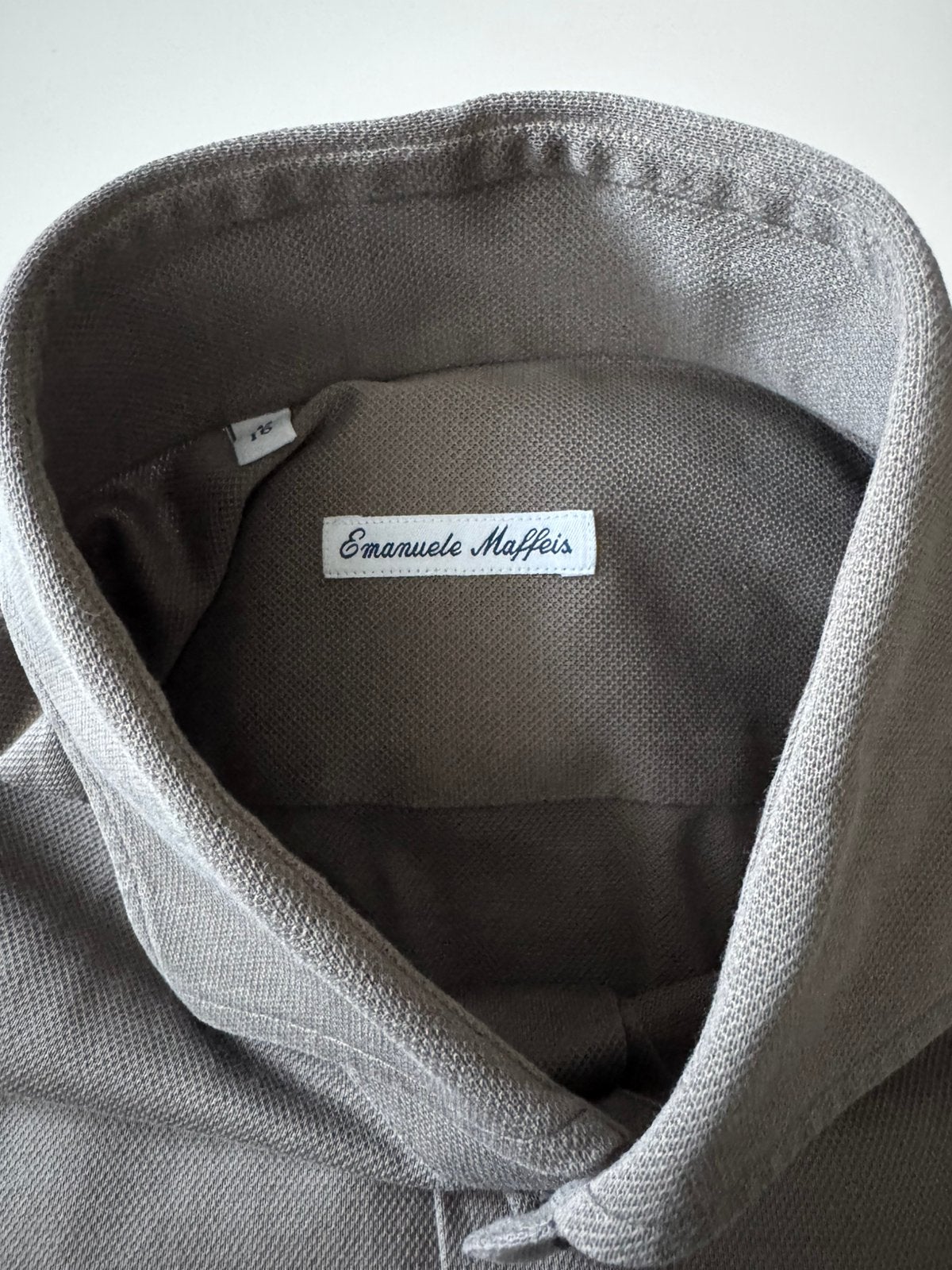 Emanuele Maffeis shirt, Verzenden, Zo goed als nieuw, Halswijdte 41/42 (L)