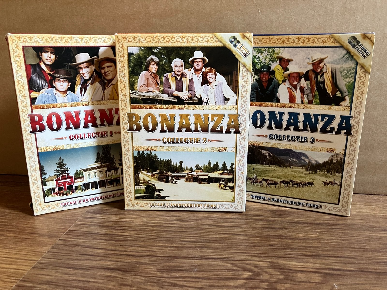 Bonanza Collectie 1-3 dvd Boxset, Alle leeftijden, Overige genres, Ophalen of Verzenden, Gebruikt