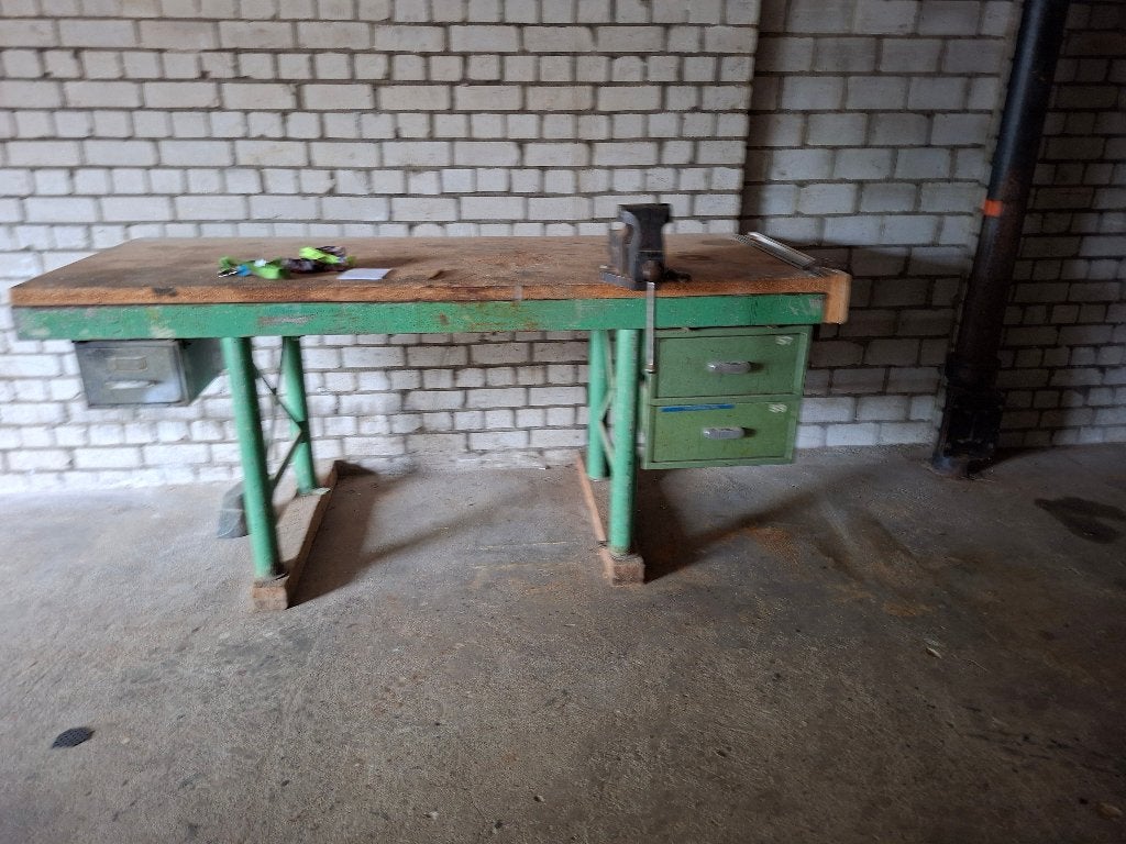 werkbank, Ophalen, Gebruikt, 170 cm of meer, Bankschroef
