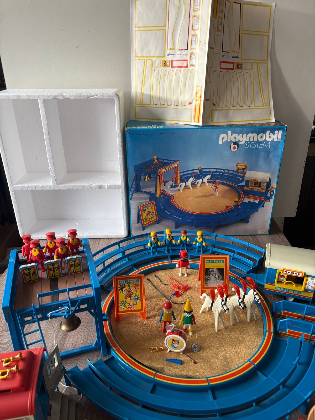 Vintage Playmobil circus 3510 + doos en diverse andere sets, Gebruikt, Complete set, Overige typen, Ophalen of Verzenden