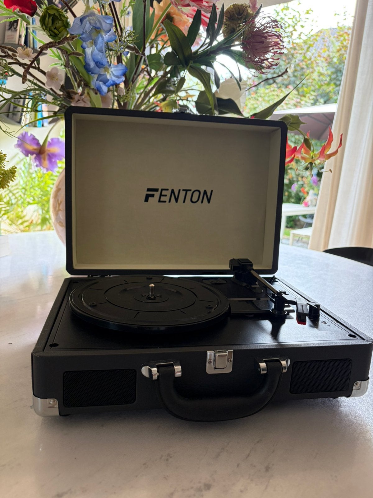 Fenton platenspeler kofferplatenspeler, Ophalen of Verzenden, Zo goed als nieuw, Overige merken