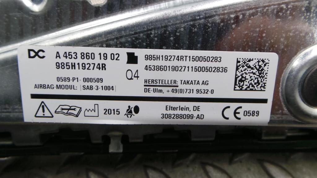 RENAULT TWINGO SCE 1.0  AIRBAG LINKS 2015, Ophalen of Verzenden, Gebruikt, Stiba lid