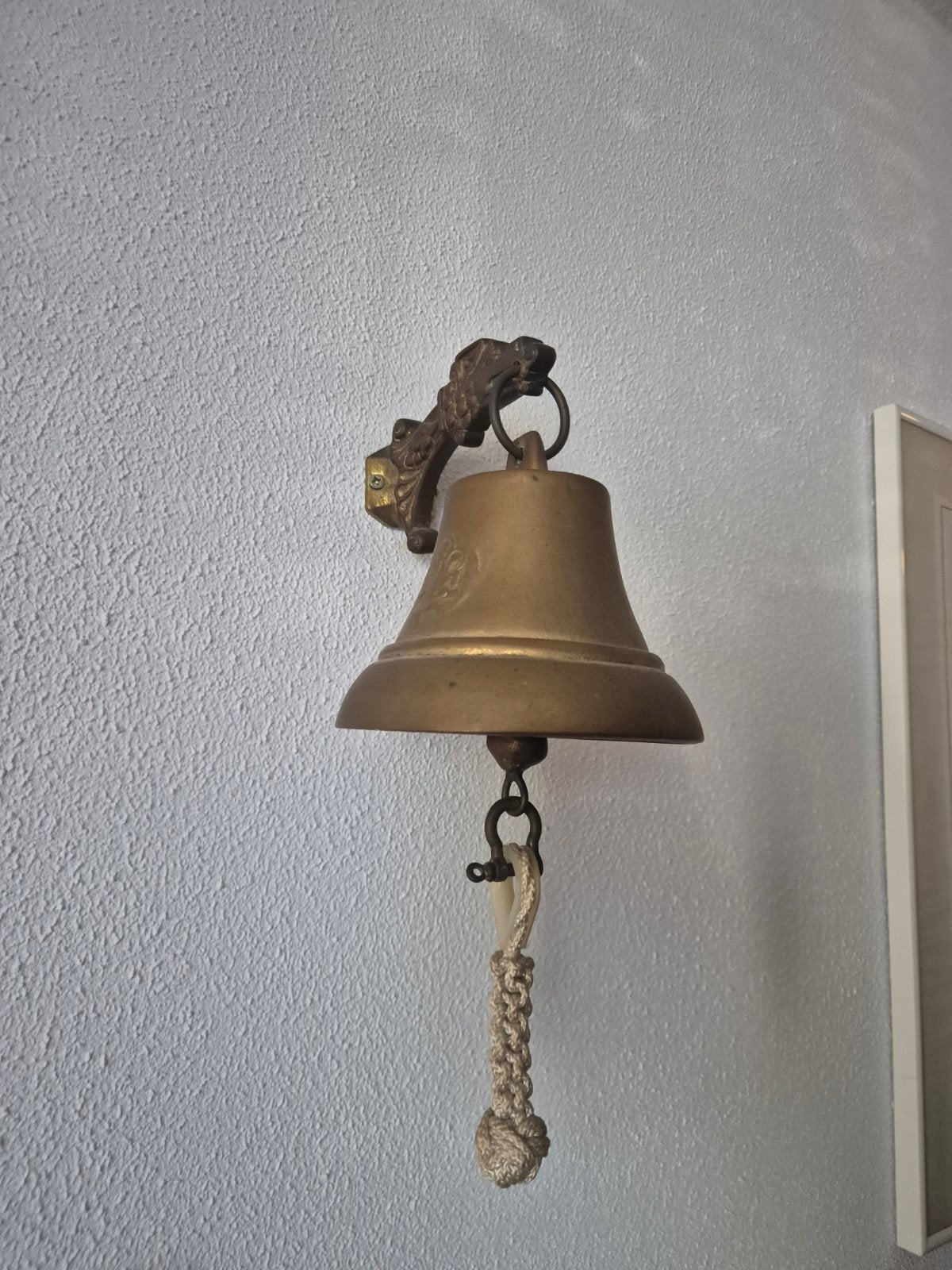 Vintage messing scheepsbel / dinerbel, Antiek en Kunst, Ophalen of Verzenden, Koper
