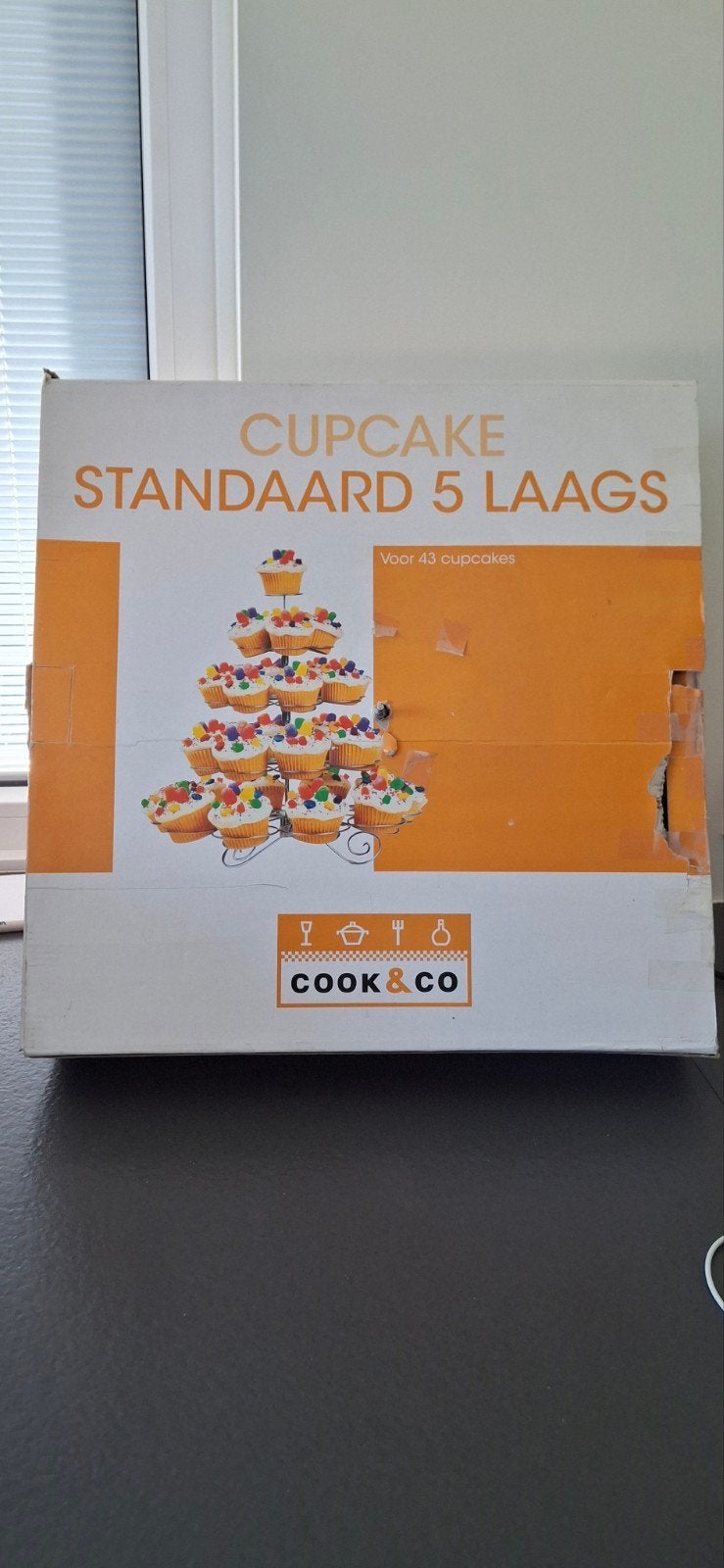 Cupcake Standaard 5 Laags voor 43 Cupcakes, Ophalen of Verzenden