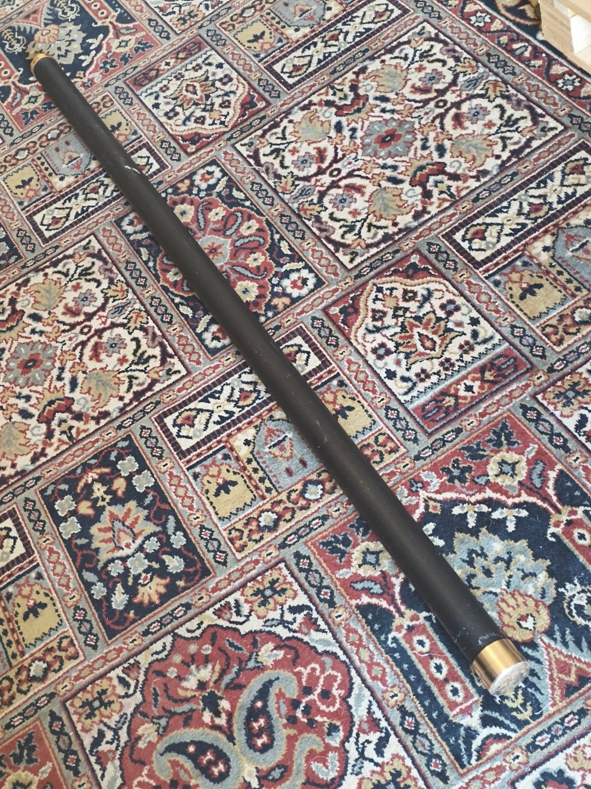 Stevige en lichte metalen vliegvis hengel koker 157 cm, Ophalen, Gebruikt, Werphengel