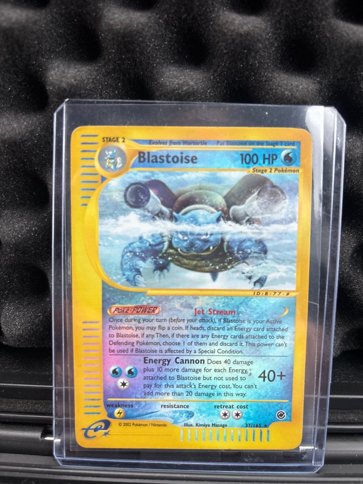 Blastoise Expedition Reverse Holo Pokémon Kaart, Ophalen of Verzenden, Zo goed als nieuw, Losse kaart, Foil