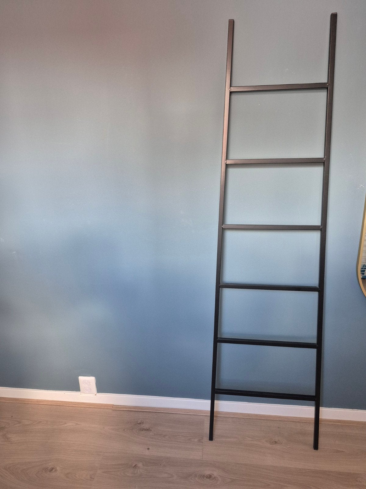 Zwarte metalen decoratieve ladder, Ophalen, Zwart, Zo goed als nieuw, Metaal