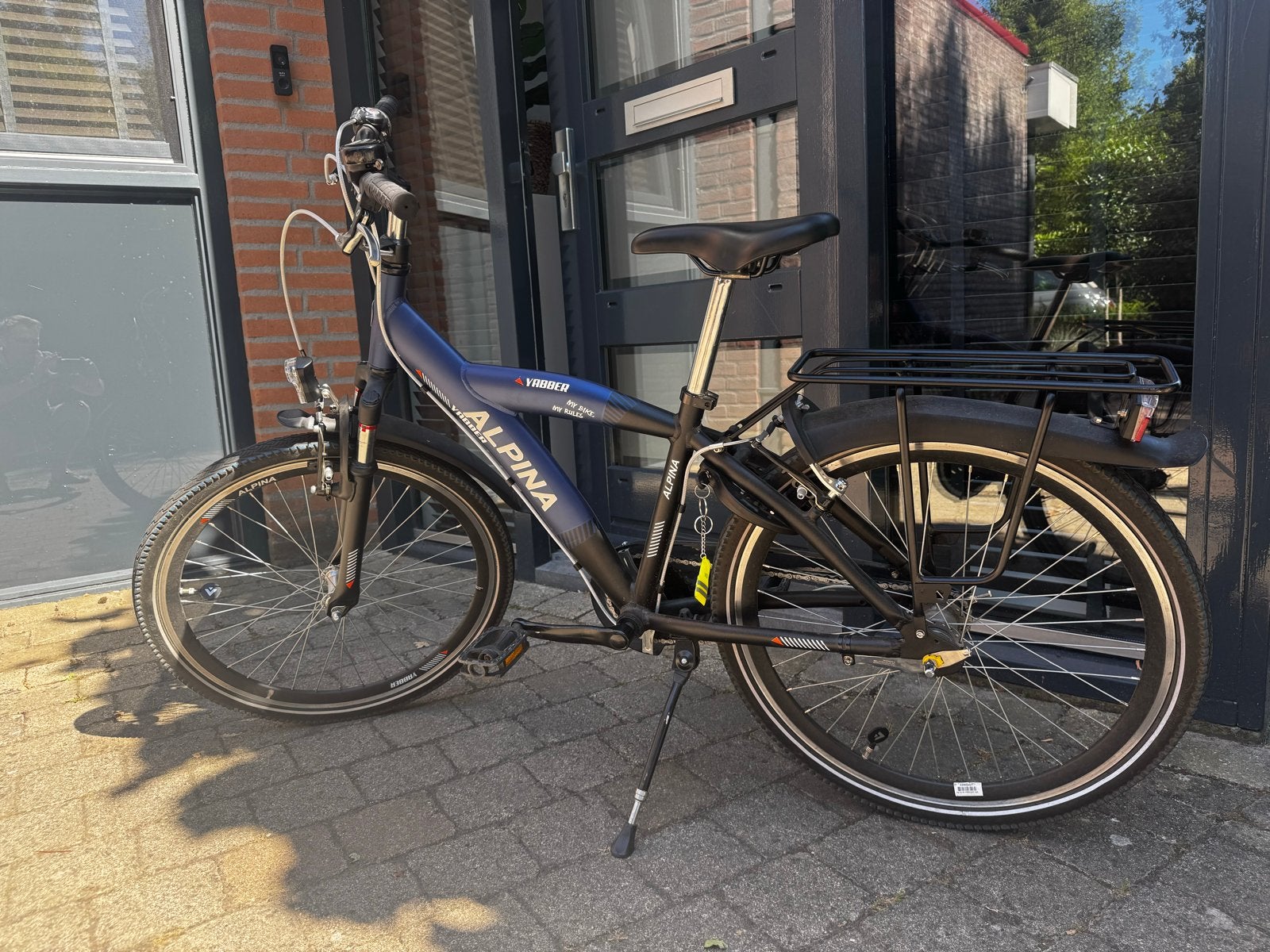 Alpina Yabber jongensfiets 24 inch, sporty blue matt, Fietsen en Brommers, Minder dan 49 cm, Ophalen, Zo goed als nieuw, Overige merken