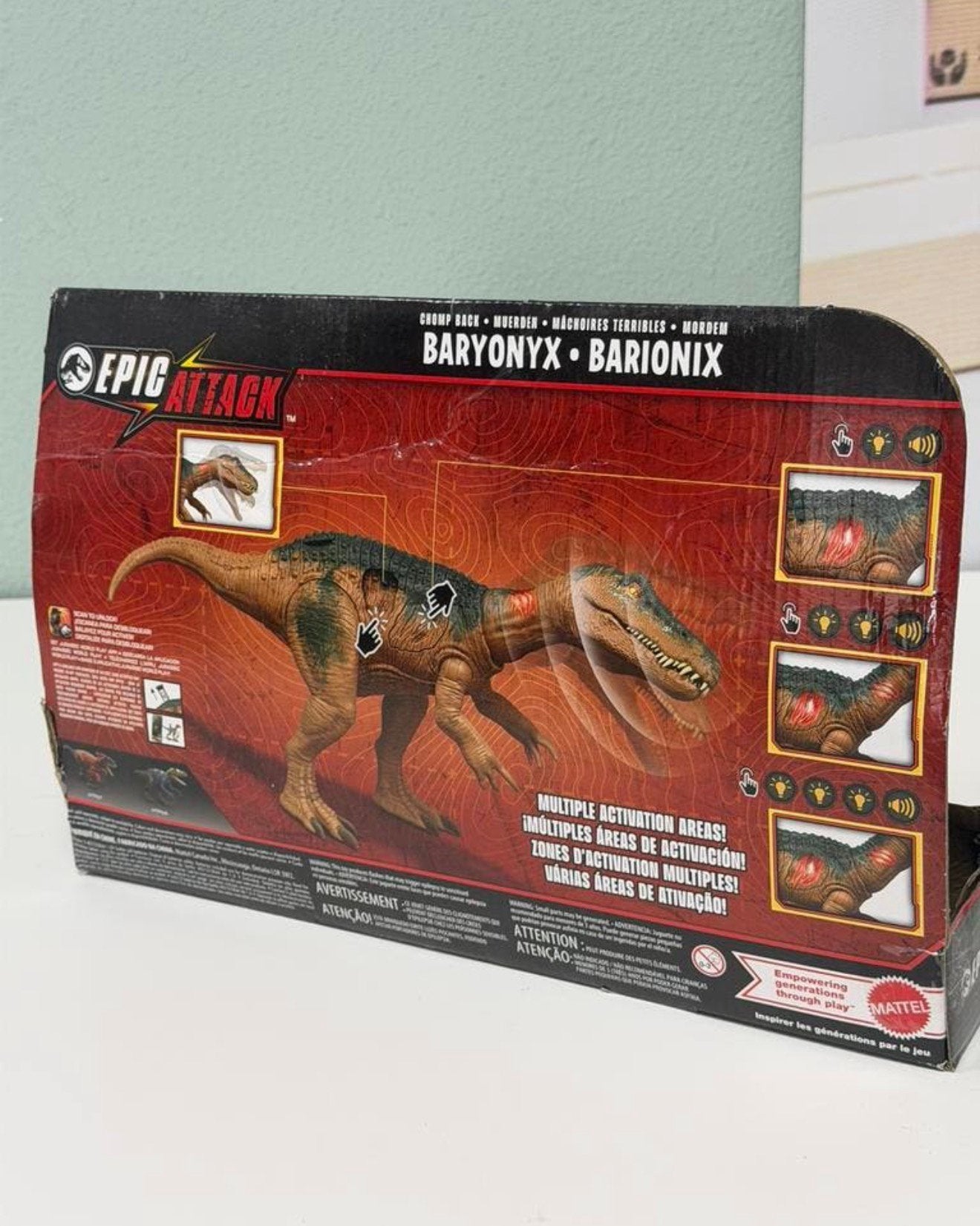 Jurassic World Park Baryonyx Epic Attack - Nieuw Zeldzaam, Actiefiguur of Pop, Nieuw, Ophalen of Verzenden, H