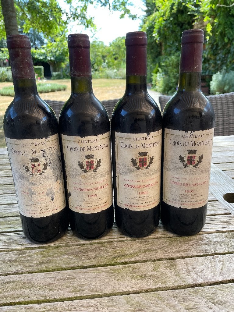 château la Croix de Montpezat, Verzamelen, Gebruikt, Frankrijk, Ophalen of Verzenden, Rode wijn
