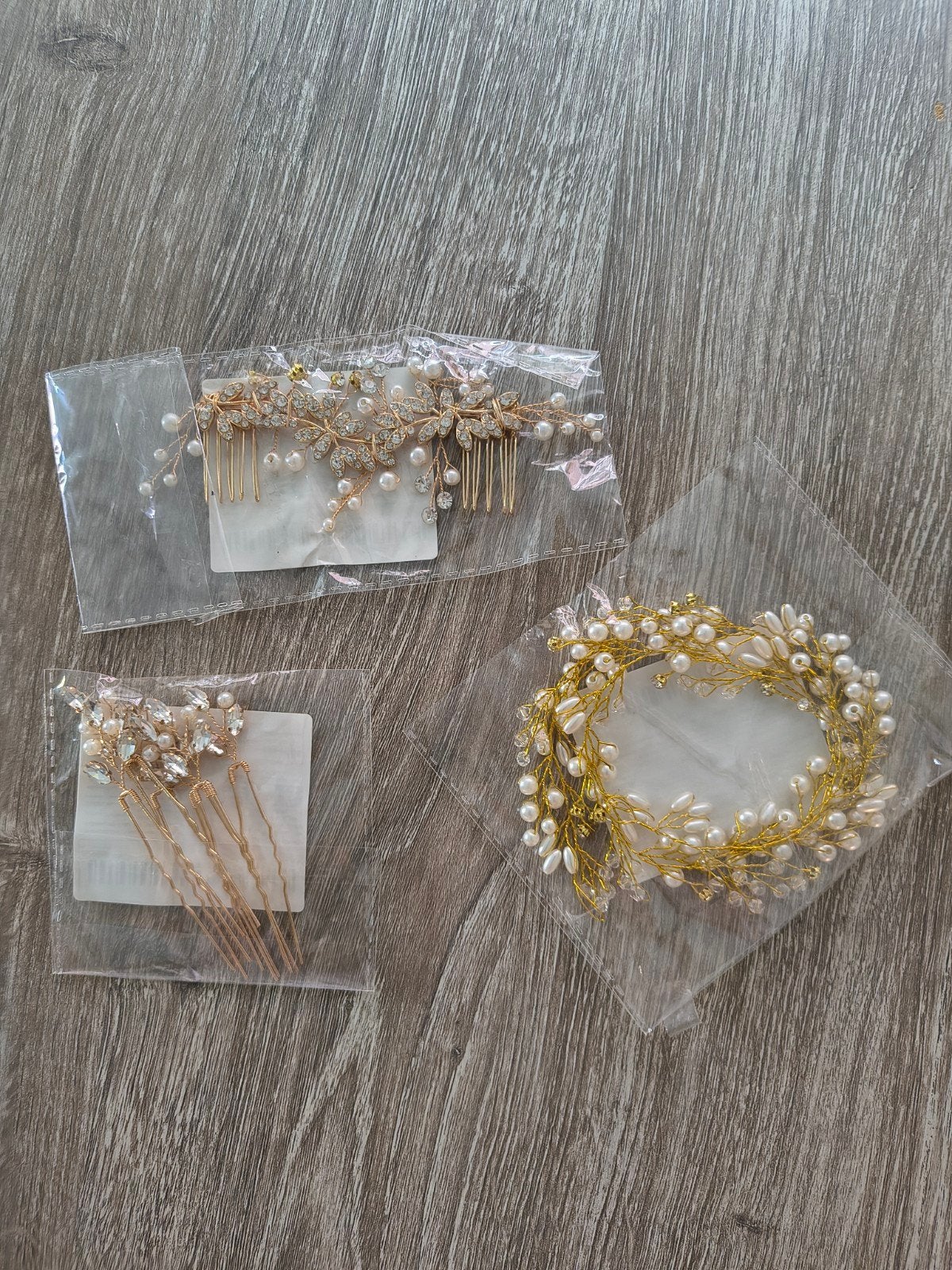 Haaraccessoires bruid nieuw, Ophalen of Verzenden, Nieuw, Goud, Accessoires