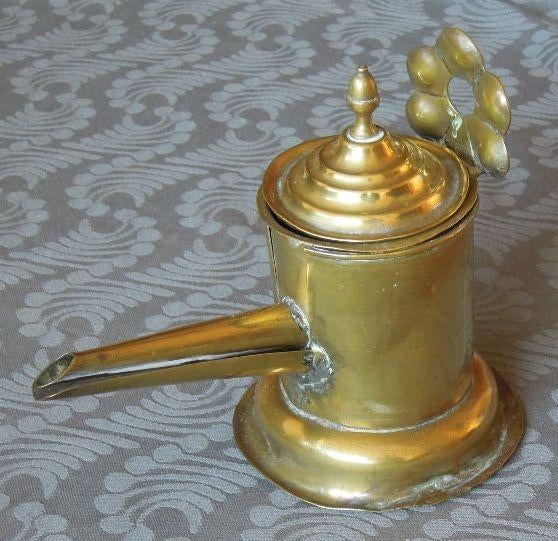 Antieke koperen snotneus, Antiek en Kunst, Antiek | Koper en Brons, Ophalen of Verzenden, Koper