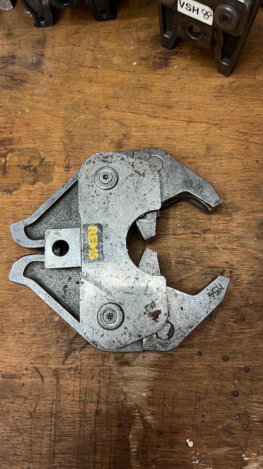 Persbek rems mapress xpress  vsh 54 mm, Ophalen of Verzenden, Zo goed als nieuw
