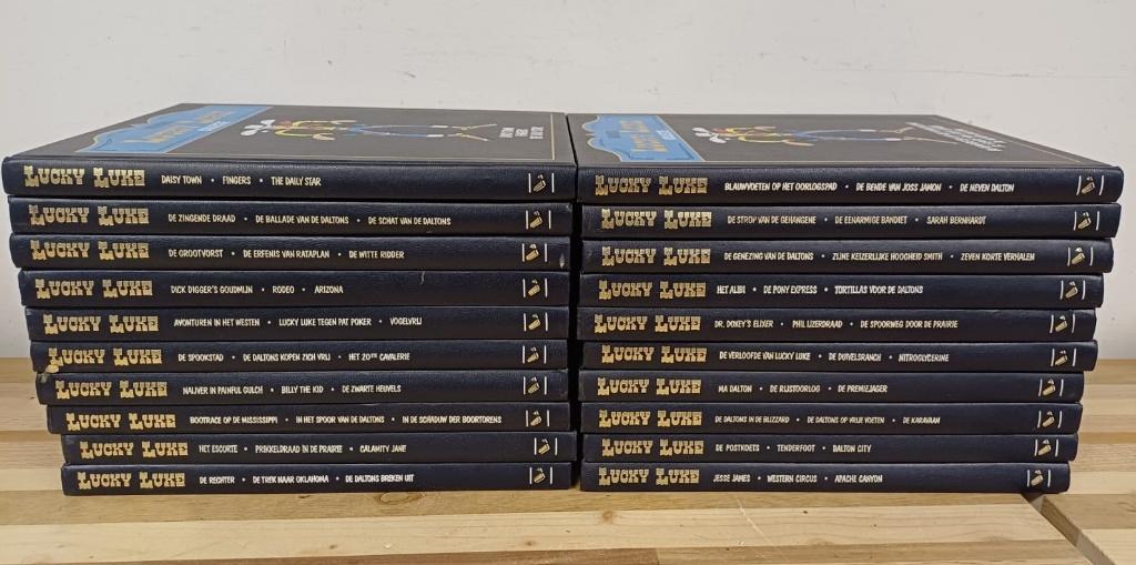 Lucky Luke collectie - 20 delen - complete serie, Boeken, Stripboeken, Complete serie of reeks, Ophalen of Verzenden, Zo goed als nieuw