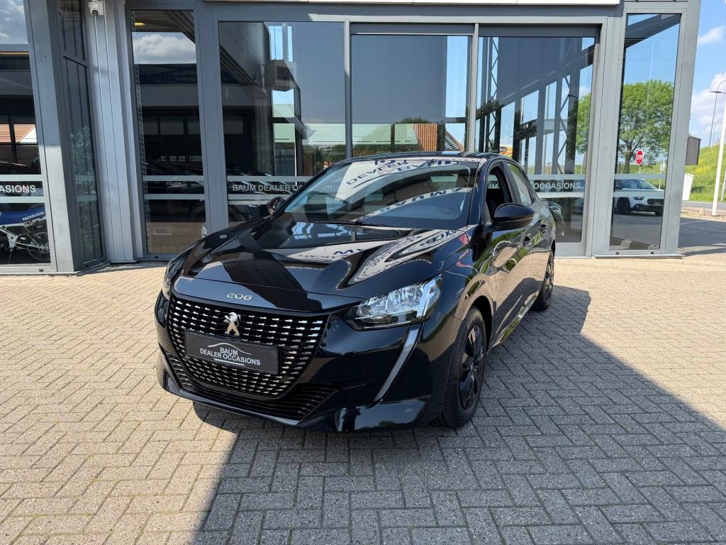Peugeot 208 1.2 PT ACTIVE NAVI AIRCO CRUISE CONTROL_, Euro 6, 1199 cc, Parkeersensor, Zwart