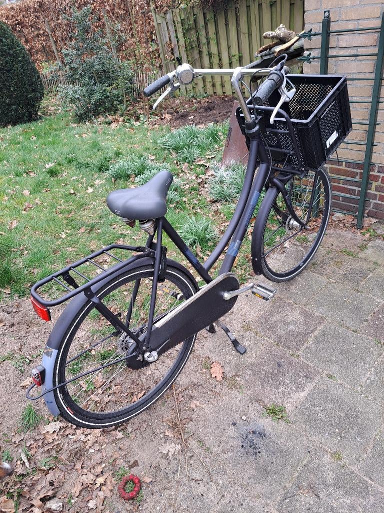Damesfiets, Gebruikt, Versnellingen, 56 cm of meer, Schijfrem