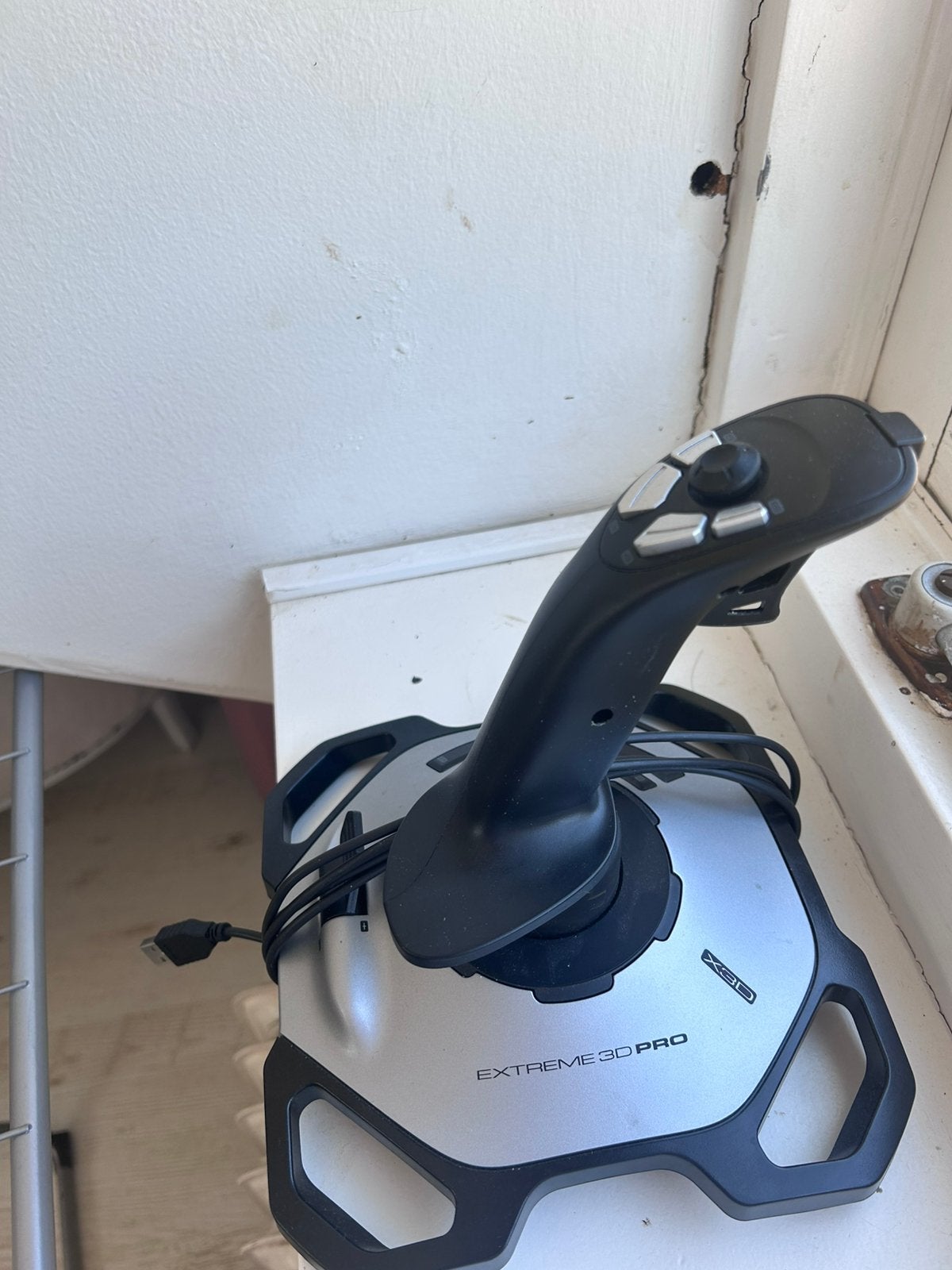 Logitech extreme 3d pro joystick, Computers en Software, Joysticks, Ophalen of Verzenden, Zo goed als nieuw