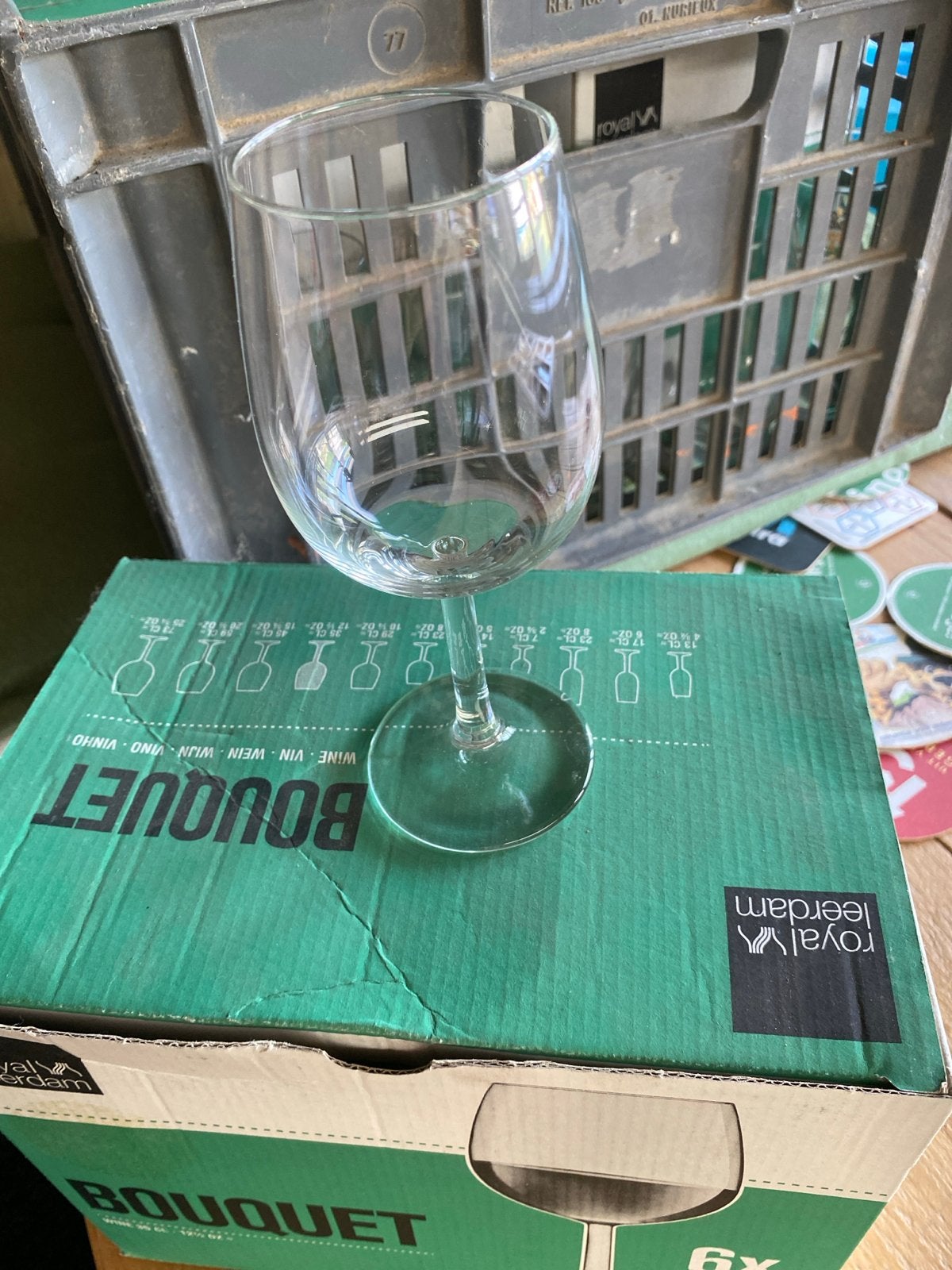 Horeca Wijnglazen - 36 stuks Royal Leerdam Bouquet 35cl, Huis en Inrichting, Keuken | Servies, Ophalen