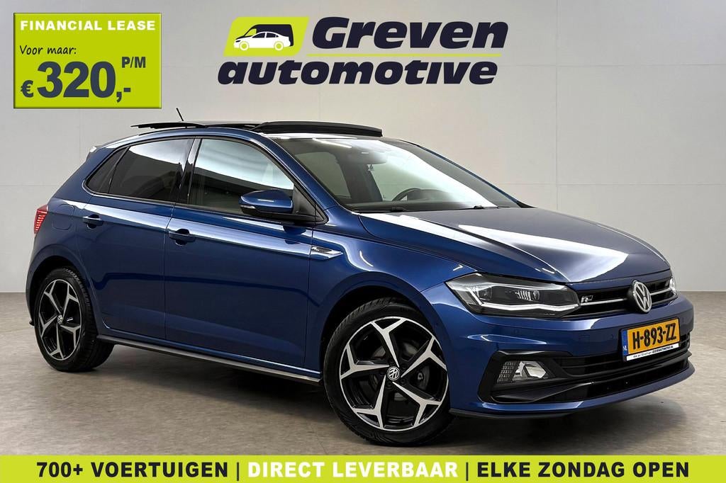 Volkswagen Polo 1.0 TSI R-line | Pano | Virtual | Carplay |, Stof, Gebruikt, Euro 6, Blauw