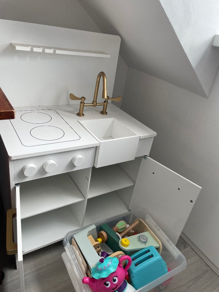 Keukentje speelgoed, Kinderen en Baby's, Ophalen of Verzenden, Gebruikt, Hout, Speelkeuken-accessoire