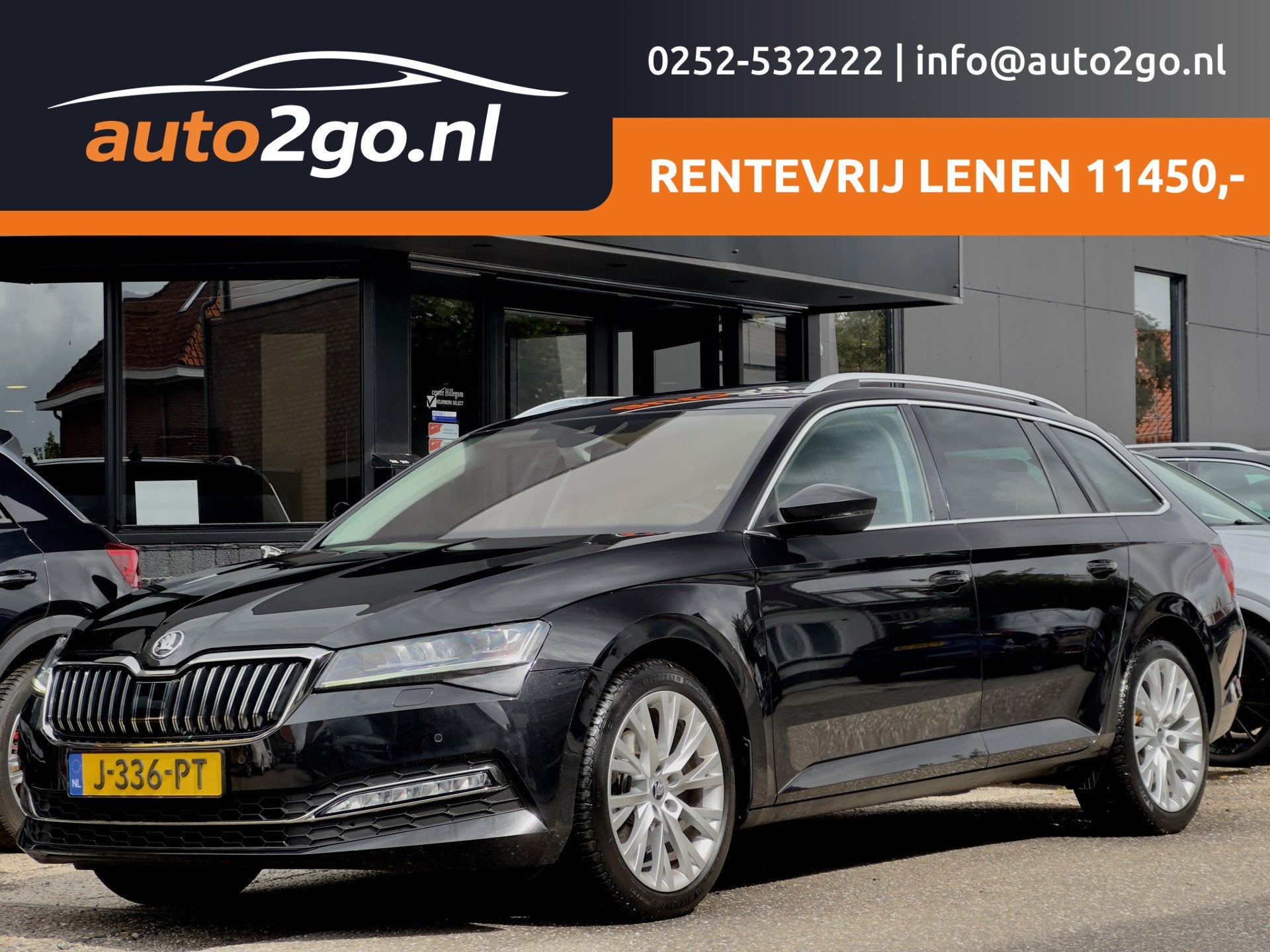 Skoda Superb Combi 1.5 TSI ACT AUT7 EDITION PANODAK LEDER NA, Euro 6, 4 cilinders, 150 pk, Zwart