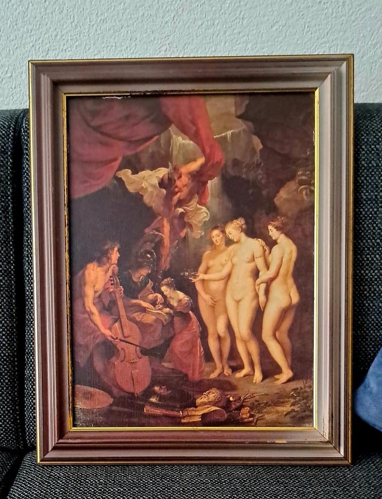 Reproductie "de opvoeding van Maria de Medic", Ophalen of Verzenden