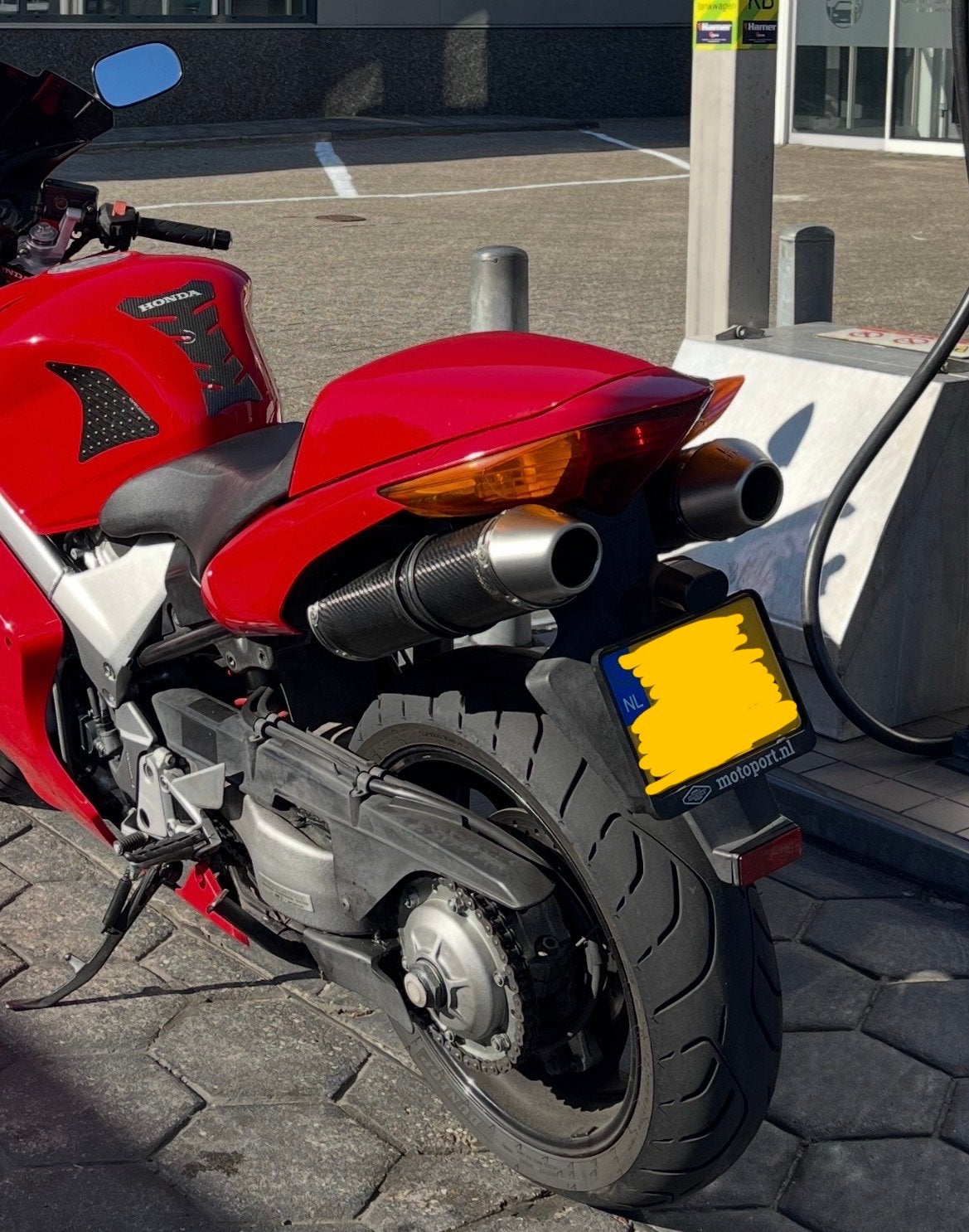 Honda VFR800 VTEC LeoVince uitlaat, Motoren, Ophalen, Gebruikt