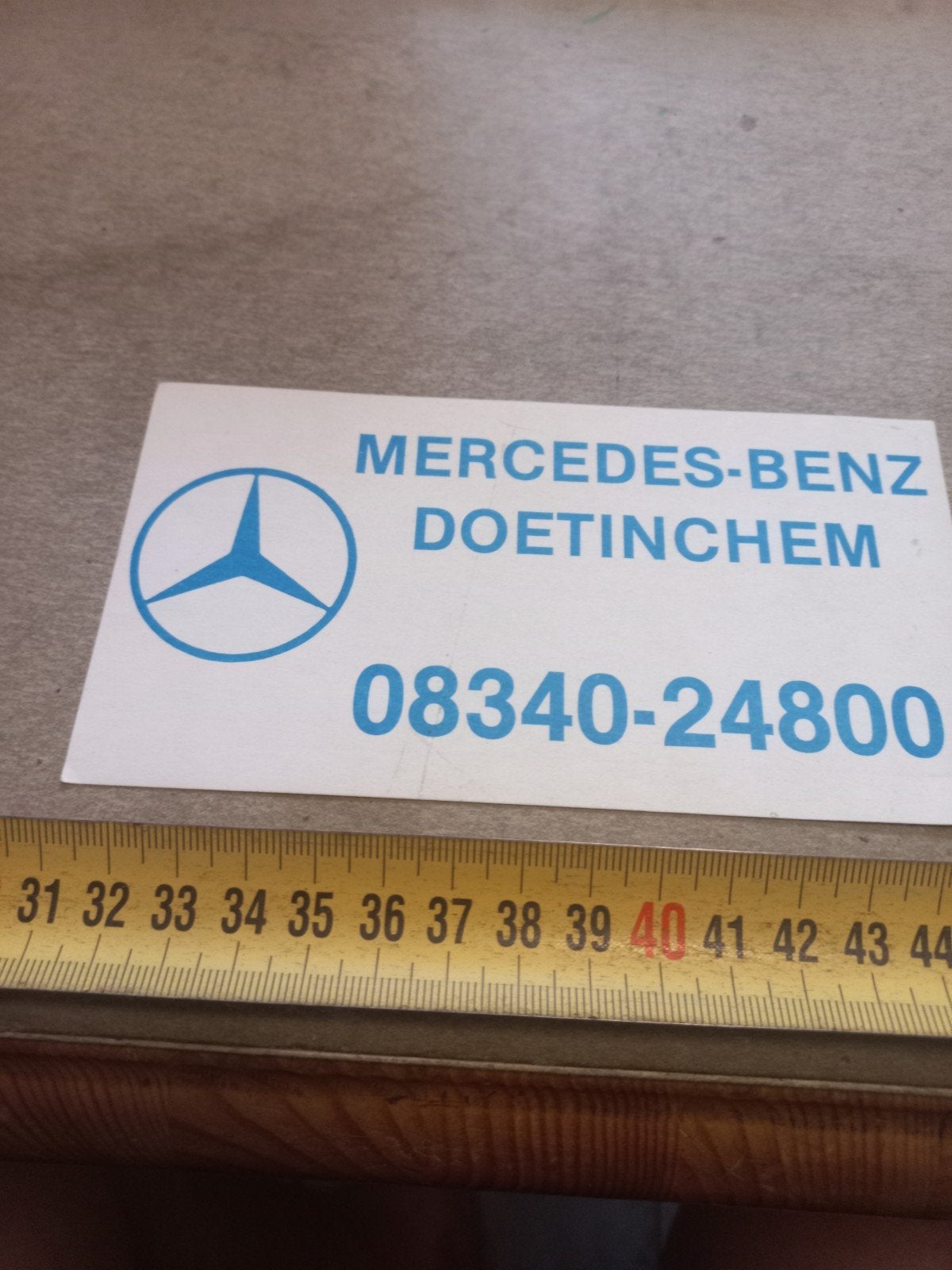 Mercedes-Benz Doetinchem, Verzamelen, Ophalen of Verzenden, Zo goed als nieuw