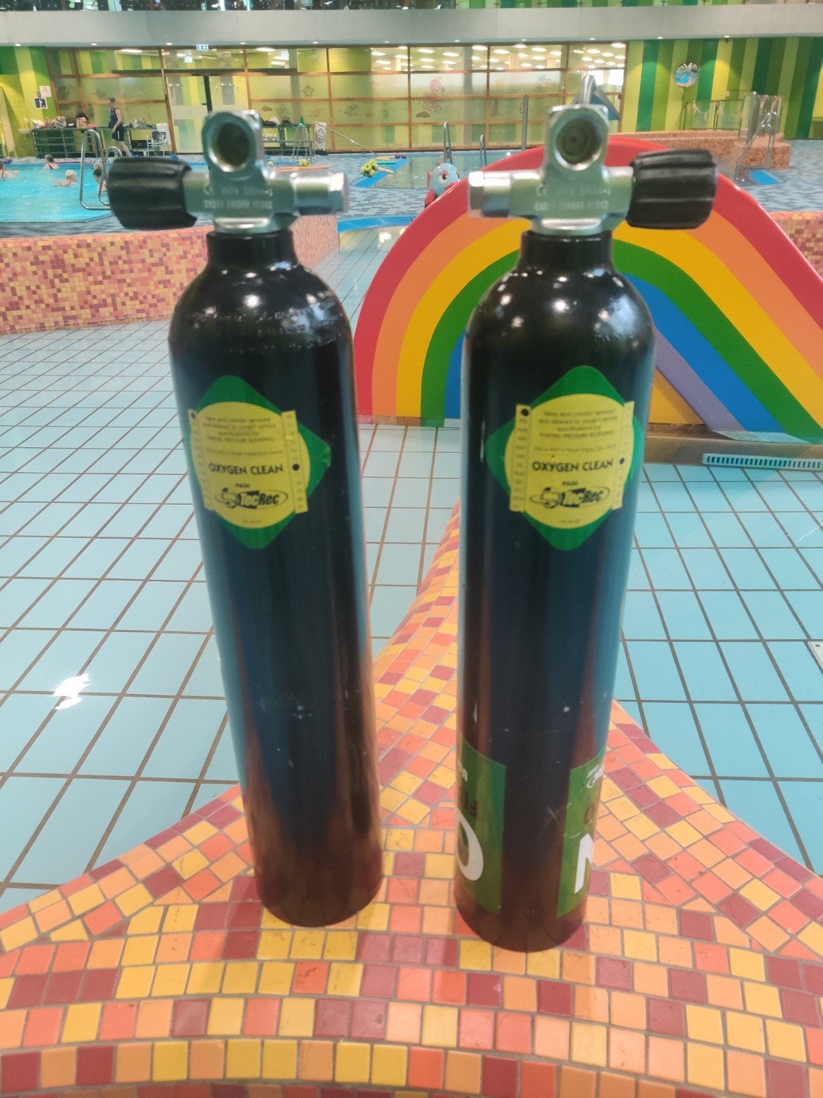 Aluminium 3ltr duikfles (2 stuks), Watersport en Boten, Ophalen, Zo goed als nieuw, Duikfles