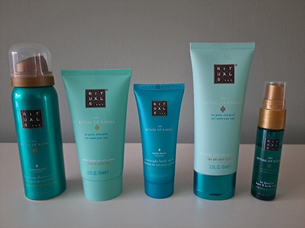 Rituals of Karma mini setje, Sieraden, Tassen en Uiterlijk, Uiterlijk | Lichaamsverzorging, Ophalen of Verzenden, Nieuw, Bad & Douche