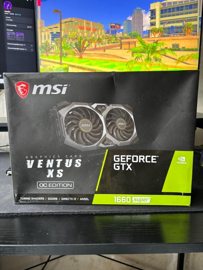 Video kaart 1660 super, Computers en Software, Videokaarten, Ophalen of Verzenden, Zo goed als nieuw, GDDR6, PCI-Express 3