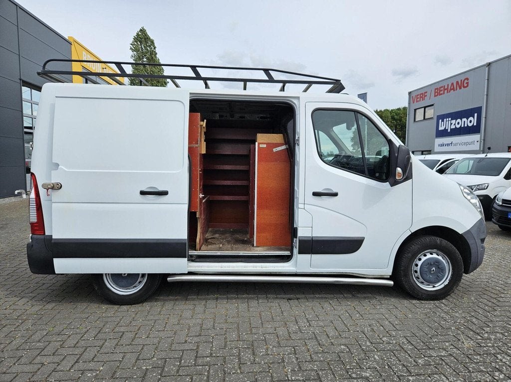 Renault Master 2.3 dCi L1H1 Airco Navi 110 PK inrichting Imp, Auto's, Euro 5, Gebruikt, 4 cilinders, Renault