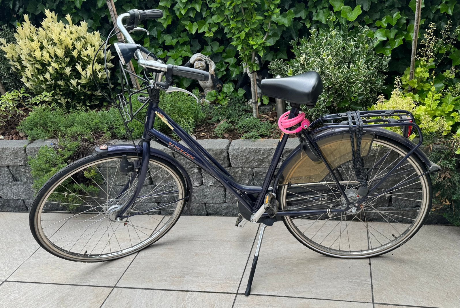 Union Savoy damesfiets stadsfiets blauw, Ophalen, Gebruikt, Overige merken