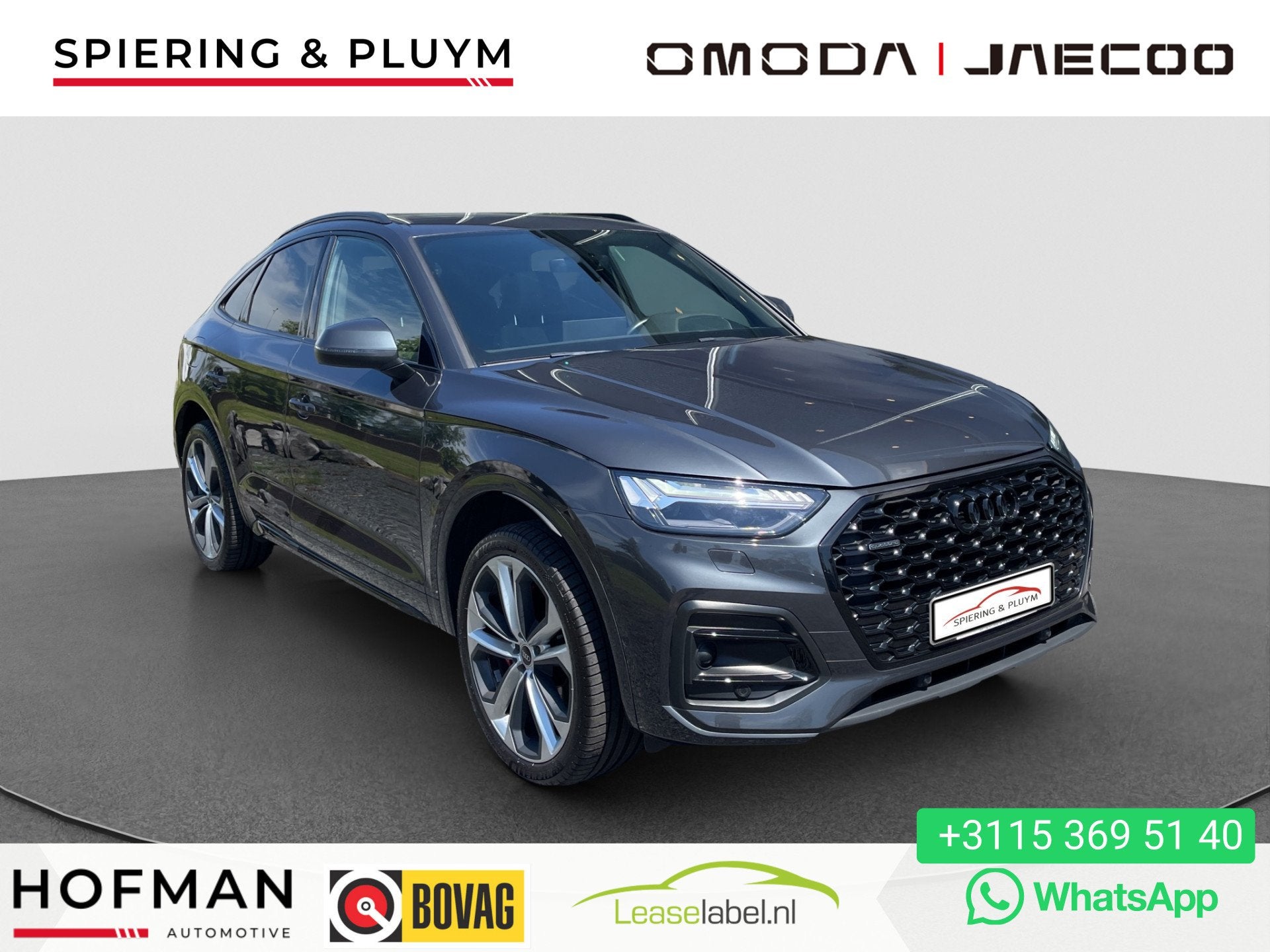 Audi Q5 Sportback 50 TFSI e S edition | Pano | Stoel.verw/ve, Auto's, Automaat, Gebruikt, 4 cilinders, Leder