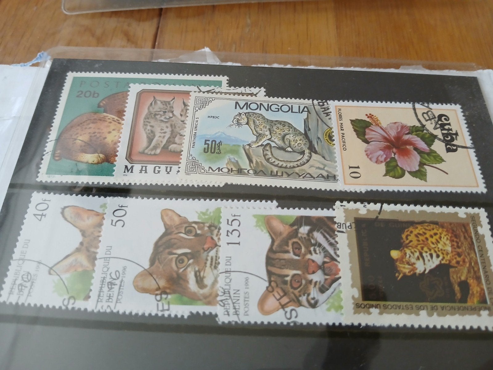 Kaartje met postzegels, Verzenden, Buitenland