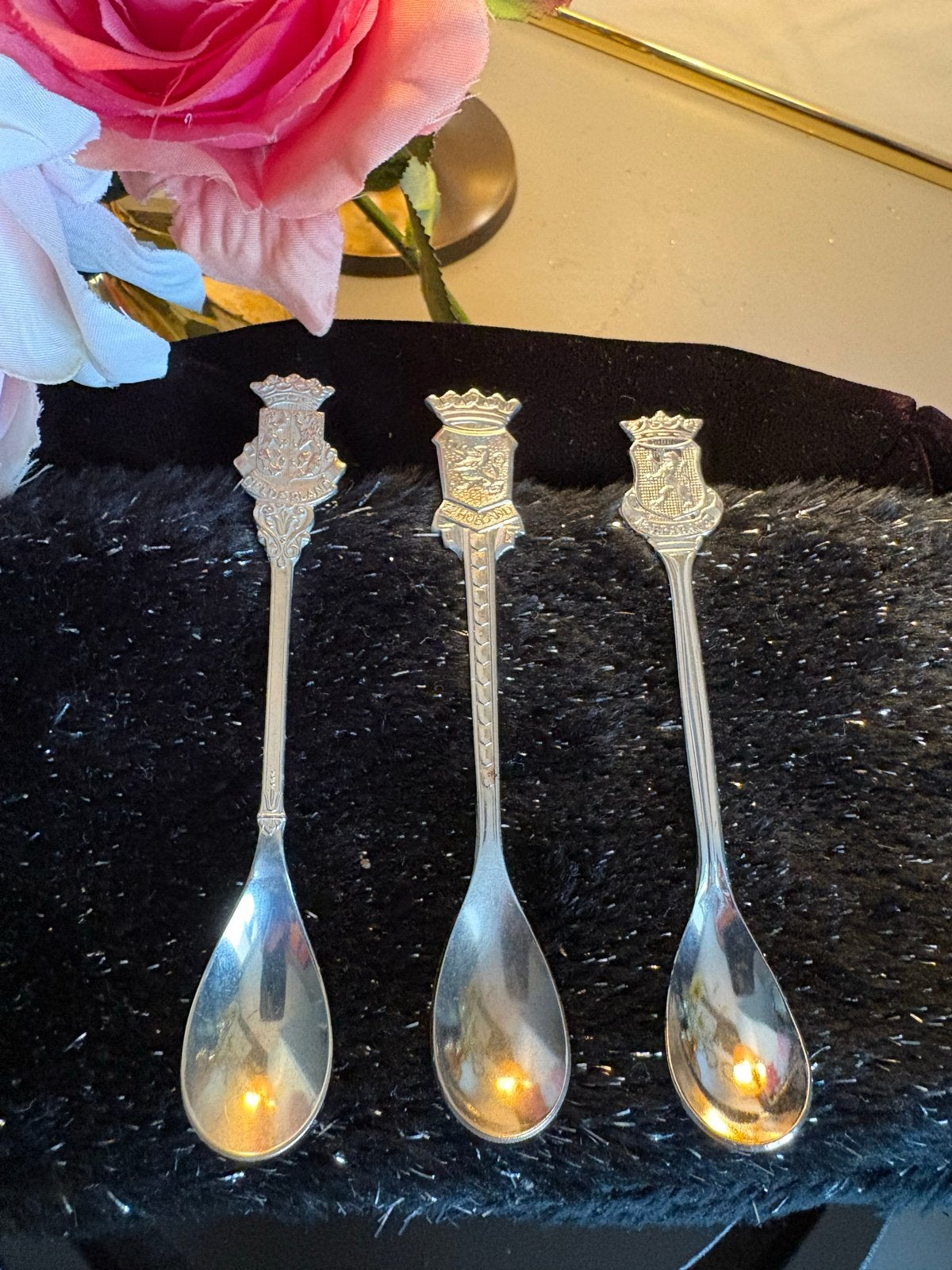 Set van 3 vintage Nederlandse herdenkingslepels, Ophalen of Verzenden