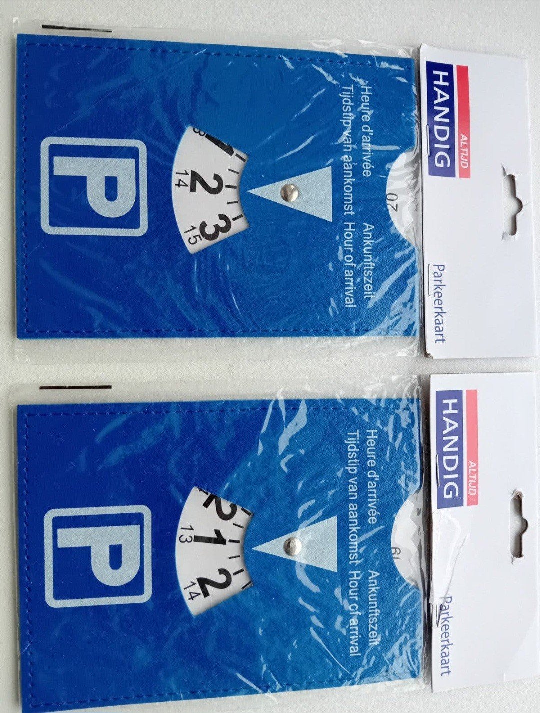 Parkeerschijf/Parkeerkaart In Blauw 2 stuks  Nieuw!, Ophalen, Nieuw